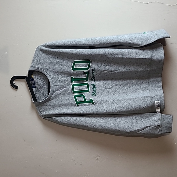 New Polo Ralph Lauren long-sleeved gray Sweatshirt size Large